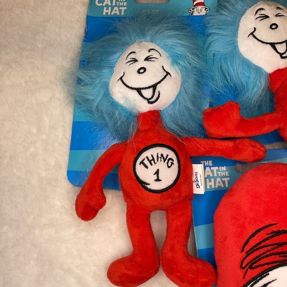 Cat & the Hat, Thing 1, & Thing 2 FULL Set - Picture 3 of 4